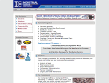 Tablet Screenshot of industrialconveyor.com